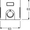 Busch-Jaeger Zentralscheibe eds f. Temp.-Regler 1794 TA-866 – Bild 3