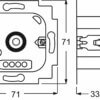 Busch-Jaeger Memo.Tastdimmer-Einsatz 20-500W/VA 6560 U-101 – Bild 3
