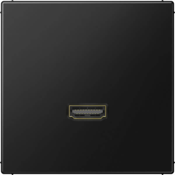Jung Multimedia-Anschlusssystem graphitschwarz matt MA LS 1112 SWM