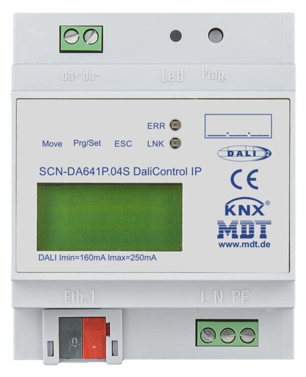 MDT Technologies Dali Control PRO64 Gateway, 4TE, REG, SCN-DA641P.04S