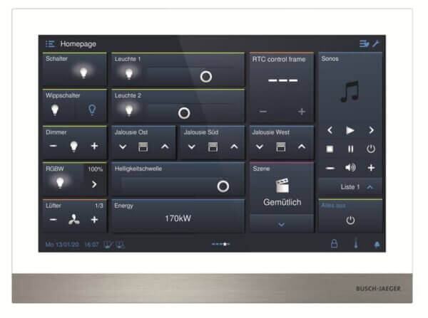 Busch-Jaeger IP touch 10 LAN / WLAN H8237-4W-03