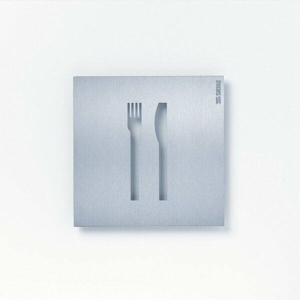 Siedle&Söhne Orientierungsschild 154x154mm Restaurant OSP 0002