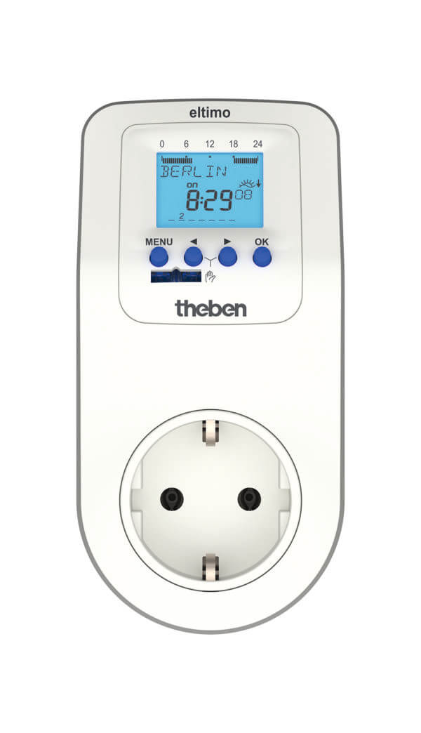 Theben Steckdosenschaltuhr digital theben-eltimo020Ast