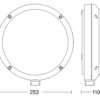 Steinel Sensor-LED-Außenleuchte 109 x 253 x 270 mm L 330 S ANT 3000K – Bild 3