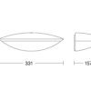 Steinel Sensor-LED-Außenleuchte 157 x 331 x 95 mm L 825 SC ANT 3000K – Bild 3