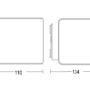 Steinel Sensor-LED-Außenleuchte 134 x 110 x 110 mm L 840 SC ANT 3000K – Bild 3