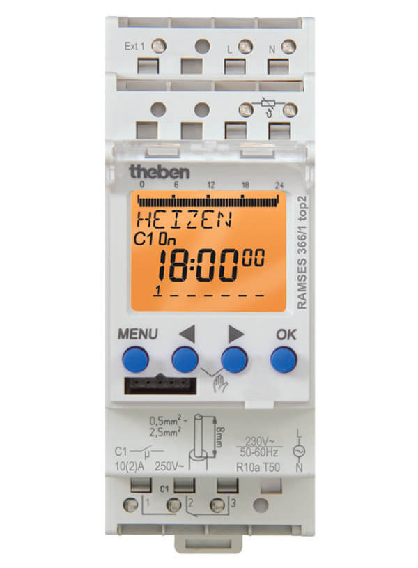 Theben Uhrenthermostat digital RAMSES 366/1 TOP2