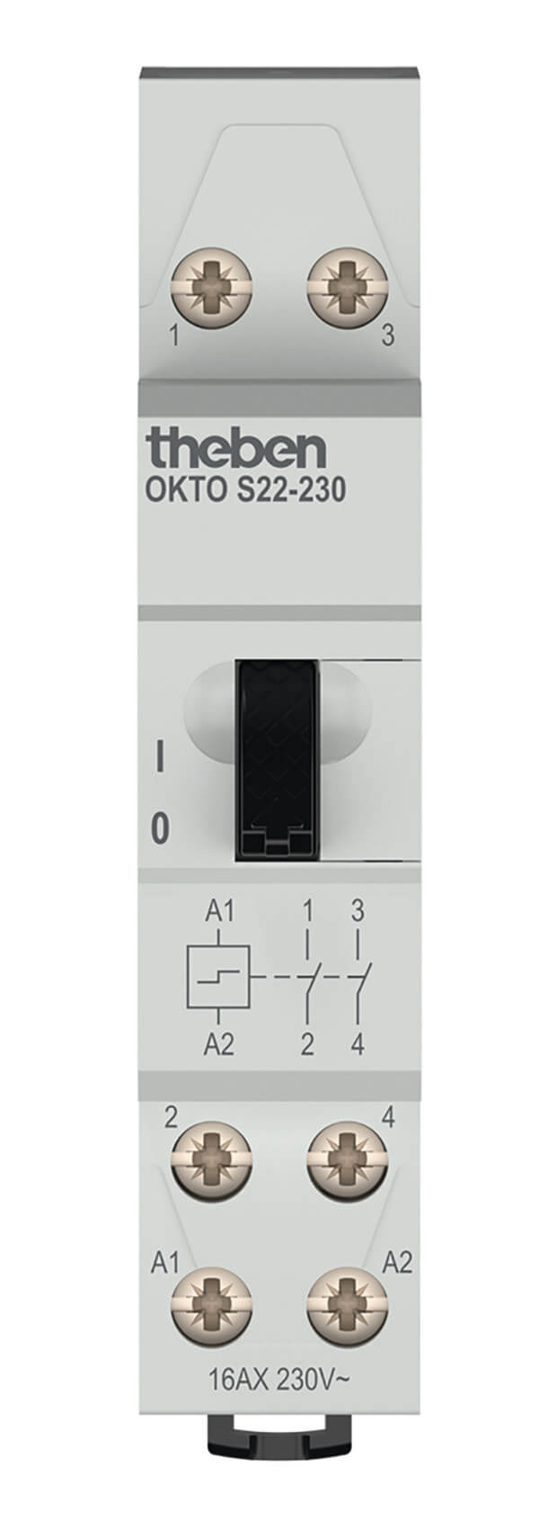 Theben Stromstoßschalter 2 KanalKontakten S OKTO S22-230