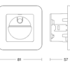 Steinel Bewegungsmelder COM1 (on/off) IR 180 UP easy WS – Bild 3