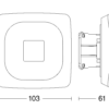 Steinel Präsenzmelder DALI-2 IPD WS HF 360-2 UP 064280 – Bild 3