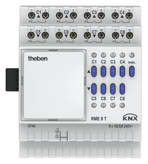Theben Schaltaktor/Jalousieaktor MIX2,Erweiter.Modul RME 8 T KNX