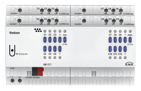 Theben Heizungsaktor FIX2 Modul HM 12 T KNX