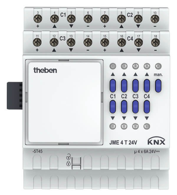 Theben Jalousieaktor Erweiterung JME 4 T 24V KNX