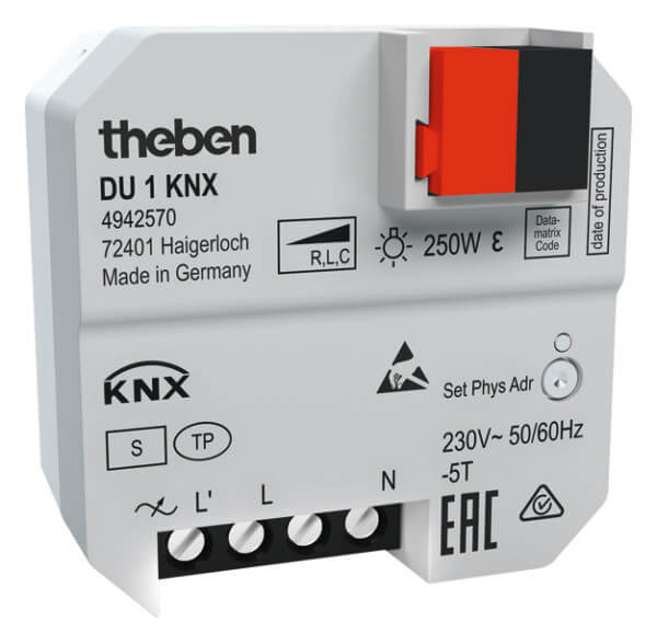 Theben UP-Dimmaktor 1 Kanal DU 1 KNX