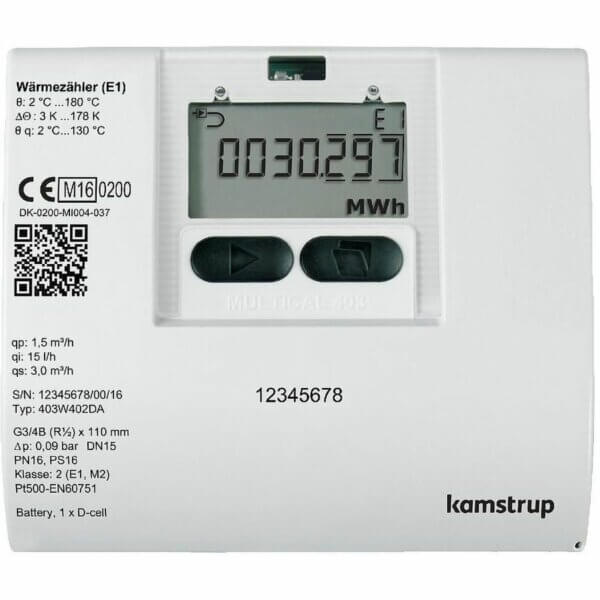 Lingg&Janke KNX-Wärmengenzähler Qp0,6DN20/190mm/G1 KAM-MC403 #84702