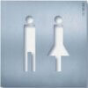 Siedle&Söhne Orientierungsschild 154x154mm Toilette OSP 0012 – Bild 3