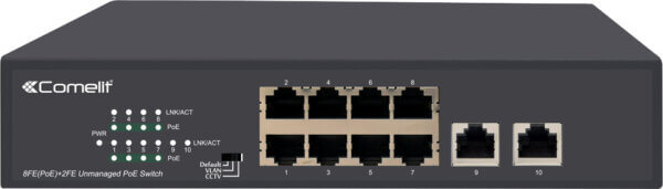 Comelit Group POE Switch 8 POE Ports IPSWP08N100A