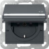 Gira Steckdose KD+BSF Anthrazit 455728 – Bild 2