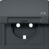 Gira Abd. SCHUKO-Steckd. KD Gira TX_44 Anthrazit 492267 – Bild 2