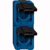 Merten SCHUKO-Steckdose 2f.bl senkrecht schlagfest 229286 – Bild 2