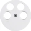 Berker Zentralstück pows/gl 4Loch f.Antennendose 14842089 – Bild 2