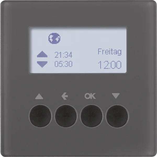 Berker Jalousie-Schaltuhr anthrazit samt 85741126