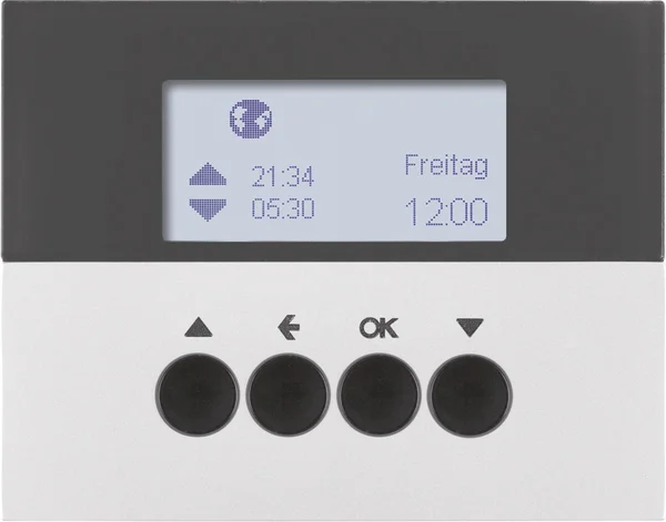 Berker Jalousie-Schaltuhr alu lackiert 85741177