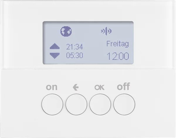 Berker KNX-Funk Zeitschaltuhr polarweiß glänzend 85745279
