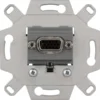 Merten VGA-Anschlussdose 1-fach Einsatz grau MEG4585-0000 – Bild 2