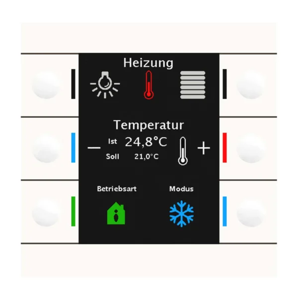 MDT technologies Taster Smart 86 Farbdisplay,rws/glä BE-TAS86.01