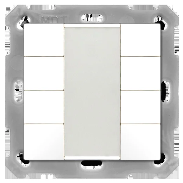 MDT technologies Taster 55 8-fach, Reinweiß matt BE-TA5508.02