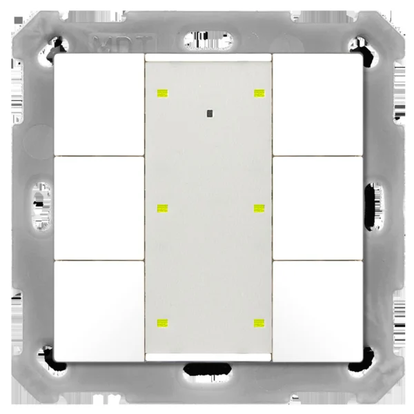 MDT technologies Taster Plus TS 55 6-fach Reinweiß glänzend BE-TA55T6.G2