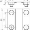 DEHN Kreuzstück NIRO f.Rd 8-10/Fl 30mm KS 8.10 FL30 V4A – Bild 4