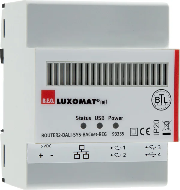 BEG Brück Electronic DALI-Router DALI-SYS ROUTER2-DALI #93355
