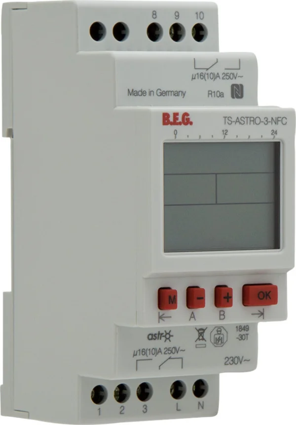 BEG Brück Electronic Zeitschaltuhr TS-ASTRO-3-NFC