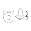 ESYLUX ESYLUX Decken-Präsenzmelder PD-C360i/8FMDUO DALI – Bild 3