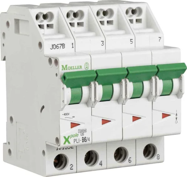 Eaton (Installation) Leitungsschutzschalter B 2A, 4p Steckkl. PLI-B2/4