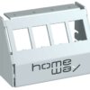homeway HW-VFMU4 Verteilerfeldrahmen f.4xKeystone-Modul – Bild 2