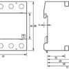 DOEPKE FI-Schutz mit Zusatz 4p 440V 40A DFS4 040-4/0,03-A NA 0,03A NOT-AUS REG – Bild 2