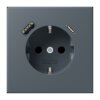 Jung LC1520-15CA262 SCHUKO-Steckd.m.USB Typ AC LC4320U – Bild 2