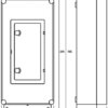 DOEPKE Leergehäuse Schaltgeräte Kst IP54 N-7 Gehäuse kpl. 295x690x170mm Aufb – Bild 2