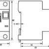 DOEPKE FI/LS-Schutzschalter C25 1p+N A DRCBO 3 C25/0,03/1N-A KV 0,03A 10kA 2TE – Bild 3