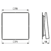 Jung BLELC990220 Bluetooth Low Energy Funk-Wandsender LC3 – Bild 3