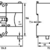 DOEPKE FI-Schutz mit Zusatz 4p 440V 40A DRCCB 5 ST 040-4/0,3-A 0,3A REG A 7TE – Bild 2