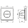 Jung LC1520-OLNW219 SCHUKO-Steckdose m.LED-Licht LC32050 – Bild 3