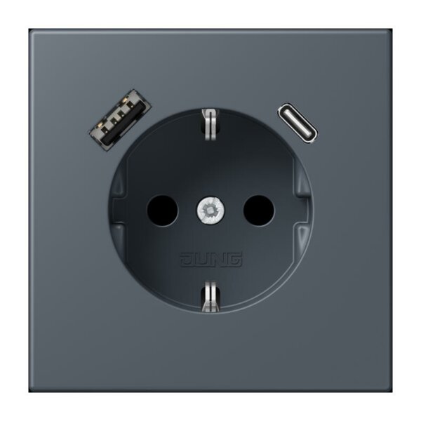 Jung LC1520-15CA262 SCHUKO-Steckd.m.USB Typ AC LC4320U