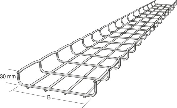 Cablofil CM000011 CF 30/50 EZ Schwerlastgitterrinne elekrolyt.-verz.