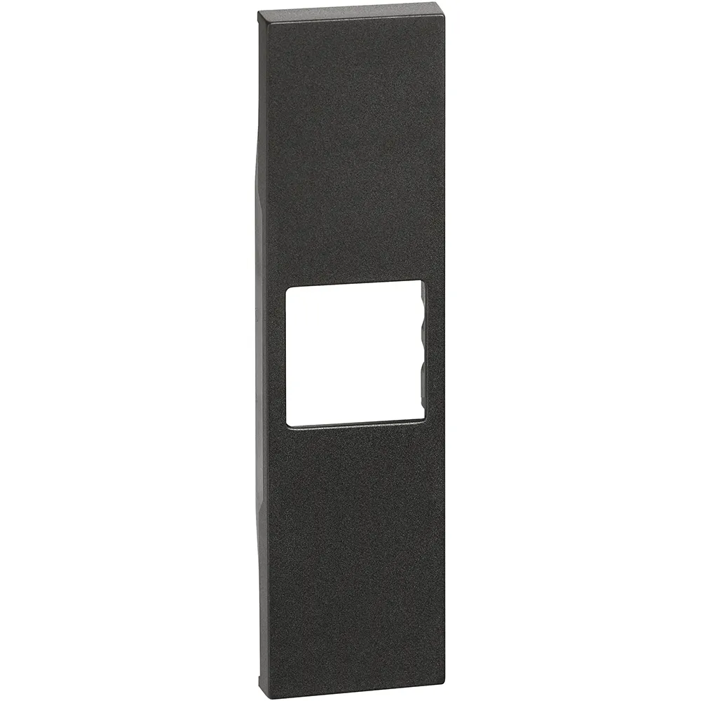 BTicino KG07K LivingNow 1M Keystone- Adapter f.RJ-Einsätze Black
