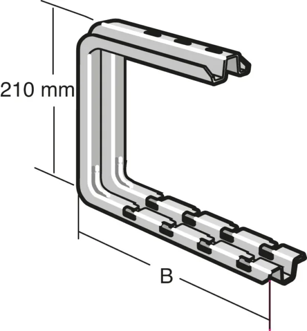 Legrand CM556330 Deckenkonsole CSNC 300 GS sendzimiverzinkt