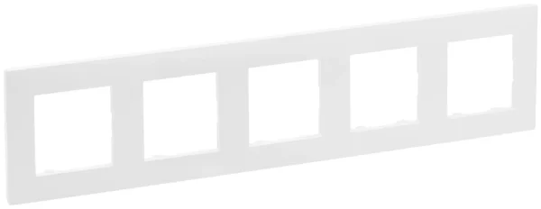 Legrand 864175 Rahmen 5-fach Niloe Step ultraweiß